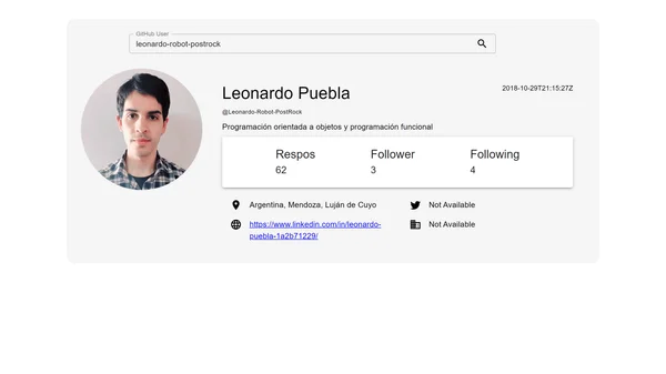Search GitHub Users